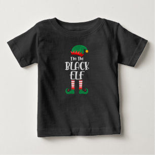 Im The Black Elf Matching Christmas Baby T-Shirt