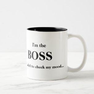 I'm the BOSS (1) Two-Tone Coffee Mug