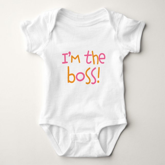 I'm the boss! baby bodysuit (Front)