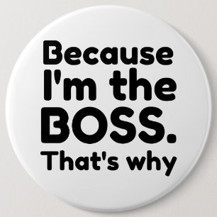 I'm the boss button