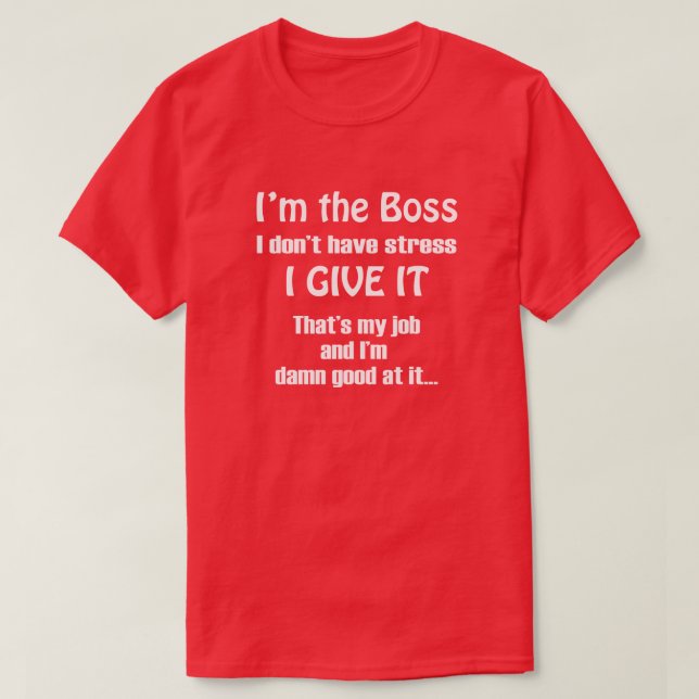  I'm The Boss Print Toddler Long Sleeve T-Shirt - Funny