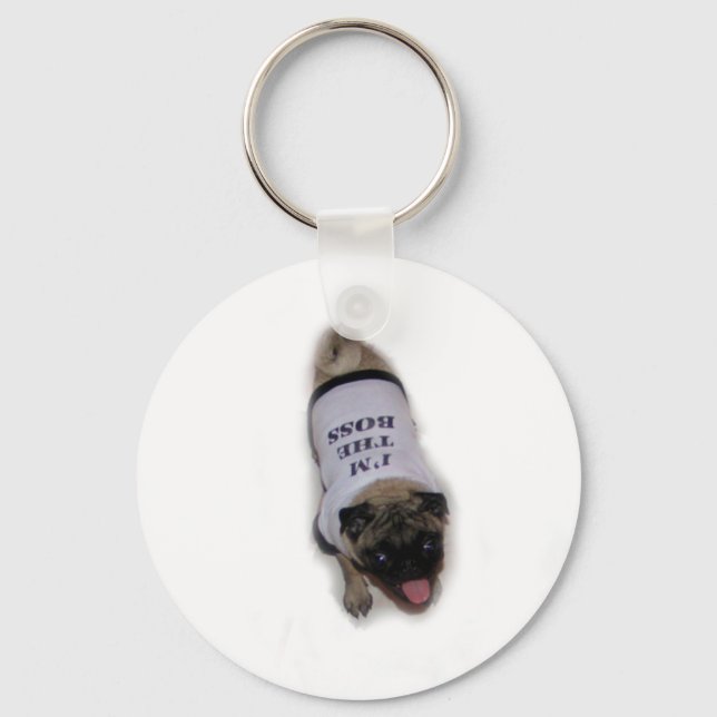"I'm the Boss" Keychain (Front)