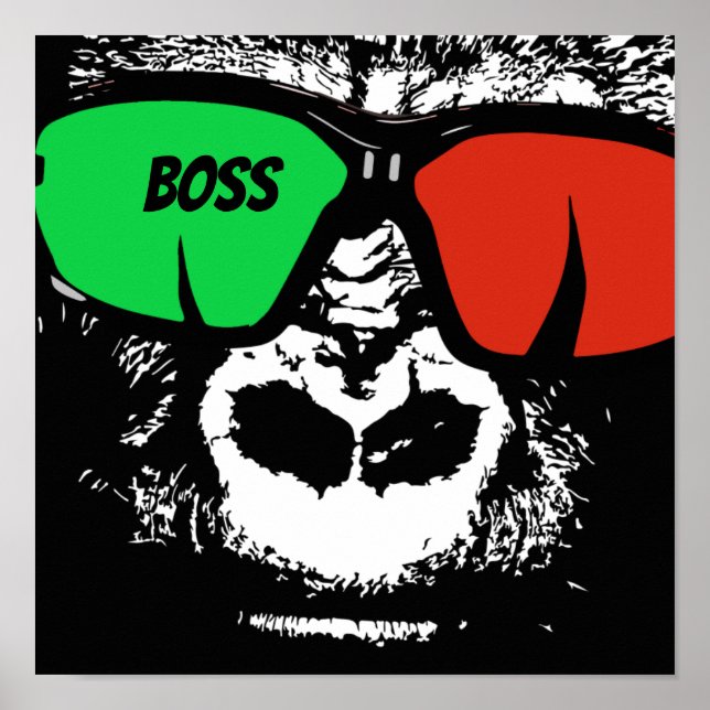 I'm the boss poster . (Front)