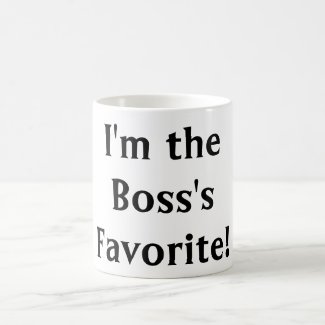 I'M THE BOSS'S FAVORITE mug