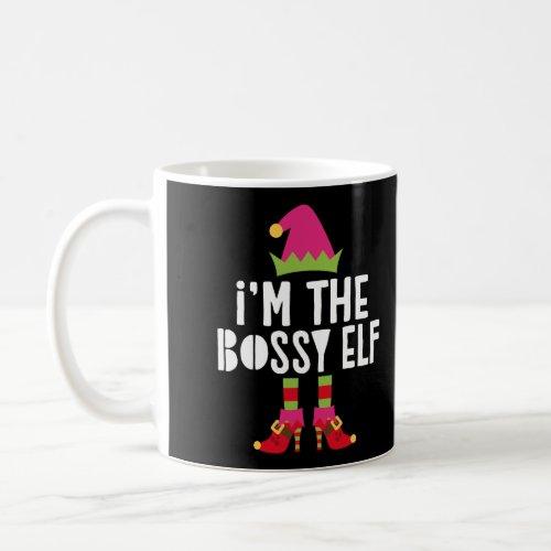 IM The Bossy Elf T_Shirt Matching Christmas Costu Coffee Mug