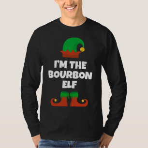 I'm The Bourbon Elf Family Matching Christmas Funn T-Shirt