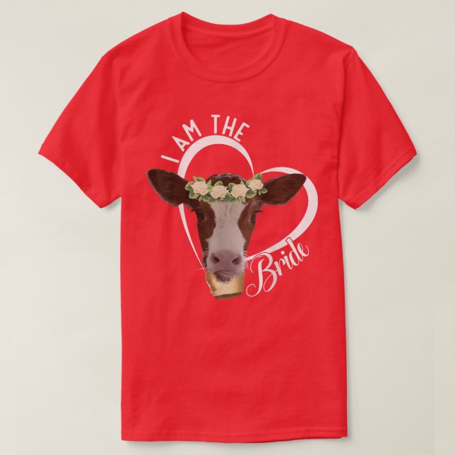 I'm the bride, bachelorette party, JGA, polterer T T-Shirt (Design Front)