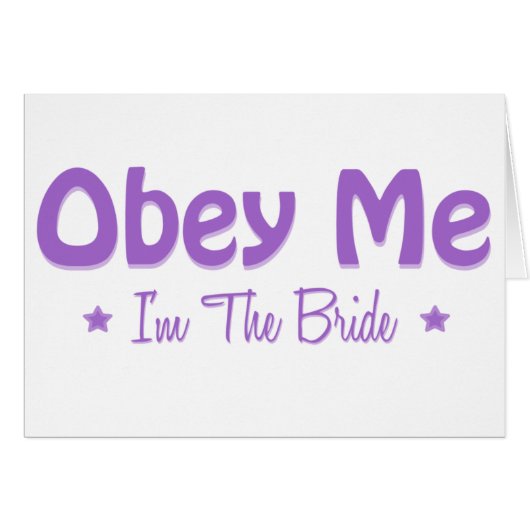 I'm The Bride! Cards (Front Horizontal)