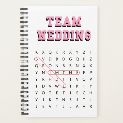 Im The  Bride Fun Wedding Word Find Theme Wedding Planner
