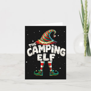 I'm The Camng Elf Family Matching Group Christmas Card