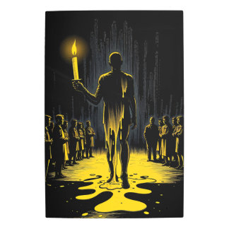 I'm The Candle That Burns for Others Metal Print