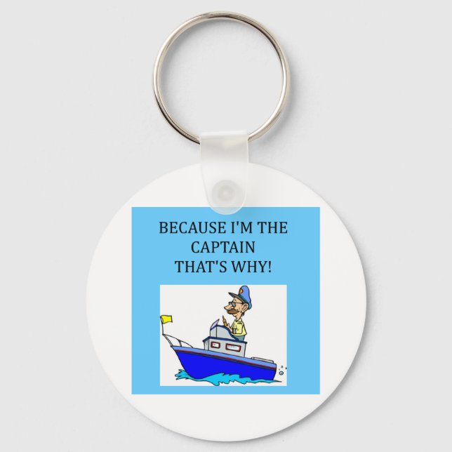 i'm the captain keychain (Front)
