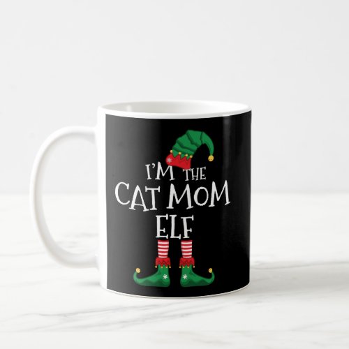 IM The Cat_Mom_Elf Matching_Family Christmas Coffee Mug