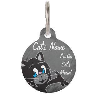 I'm the Cat's Meow Pet Tag! Pet Name Tag