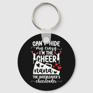 I'm The Cheer Nana Of A Cheerleader Nana Cheerlead Keychain