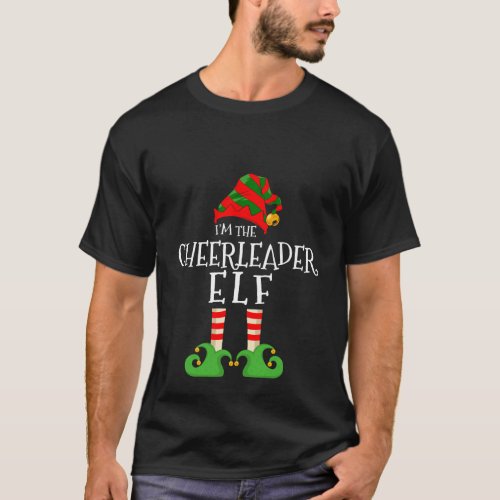 IM The Cheerleader Elf Funny Matching Xmas Pajama T_Shirt