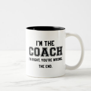 I'm The Coach Two-Tone Coffee Mug