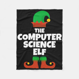 I'm The Computer Science Elf Family Pajama Christm Fleece Blanket