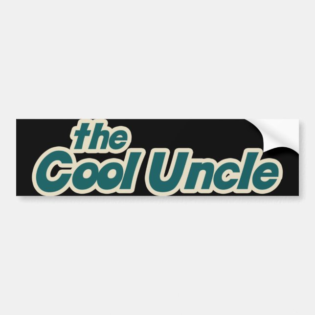 I'm the Cool Uncle Bumper Sticker (Front)
