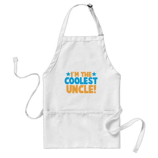 I'm the Coolest Uncle! Adult Apron (Front)