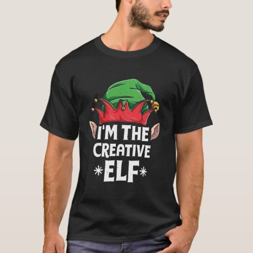 IM The Creative Elf Christmas Family Matching Paj T_Shirt