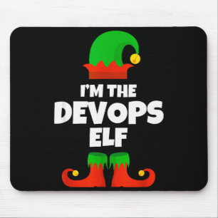 I'm The Devops Elf Family Pajama Christmas Enginee Mouse Pad