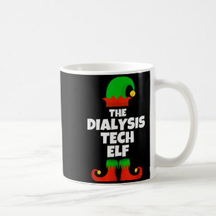 I'm The Dialysis Tech Elf Family Pajama Christmas Coffee Mug