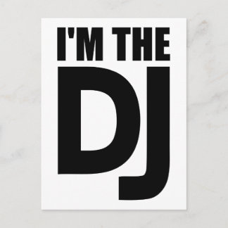 I'm the DJ Postcard