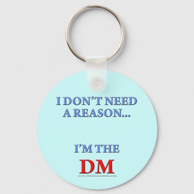 I'm the DM Keychain (Front)