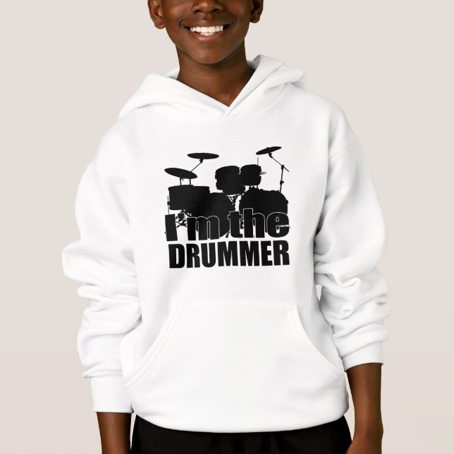 I'm the Drummer Hoodie (Front)