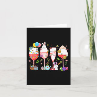 I'm The Drunk Bunny Easter Day Drinks Fun Easter D Card