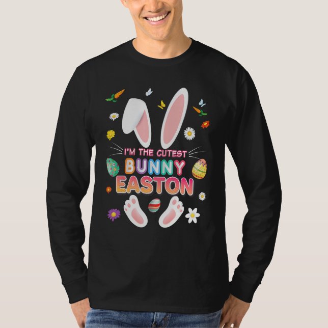 I'm The Easton Bunny Easter Day Egg Hunt Teacher L T-Shirt (Front)