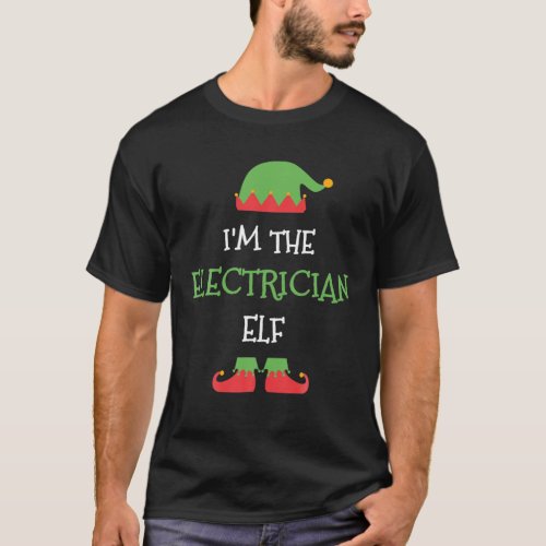 Im The Electrician Elf Christmas Family Matching T_Shirt
