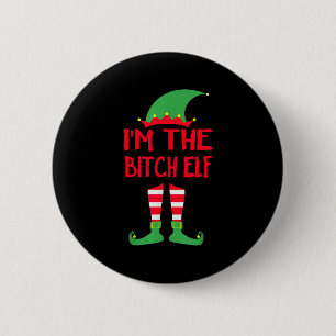 I'm The Elf Pajamas Matching Family Christmas  Button