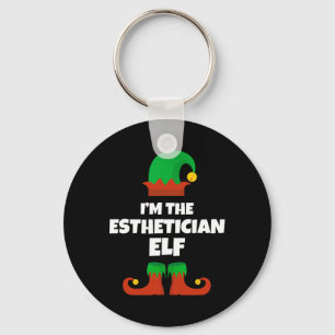 I'm The Esthetician Elf Family Pajama Christmas Be Keychain