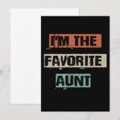 Im The Favorite Aunt Gift (Front/Back)