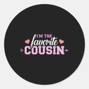 I'M The Favorite Cousin Classic Round Sticker