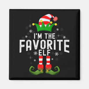 I'm The Favorite Elf Christmas Family Pjs Costume  Magnet