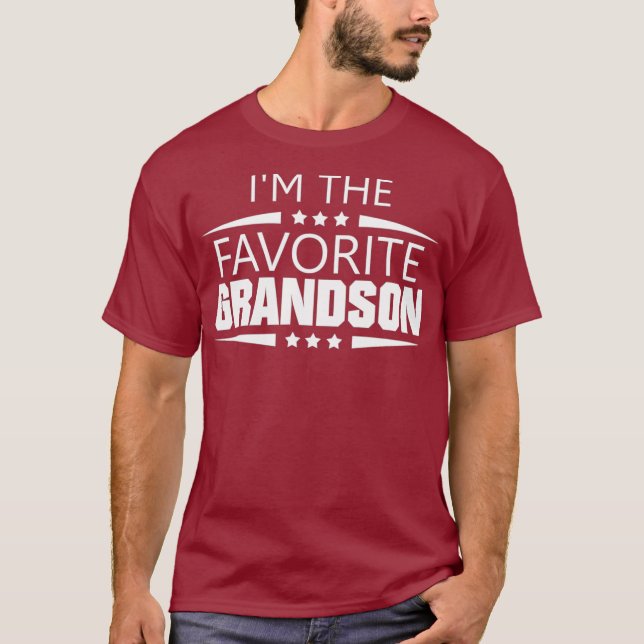 Im The Favorite Grandson T-Shirt (Front)