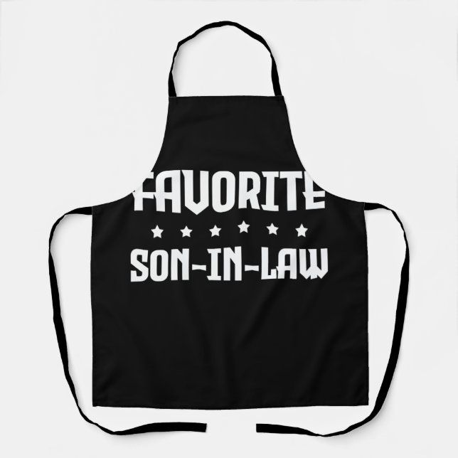 I'm The Favorite Son In Law Awesome Gift Ideas Apron (Front)
