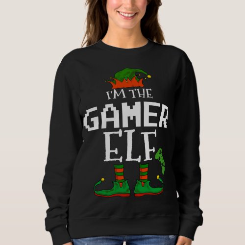 Im the Feisty Elf Christmas Matching Family Group Sweatshirt