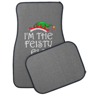 I'm The Feisty Elf Matching Family Group Christmas Car Floor Mat