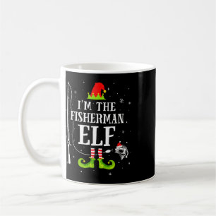 I'm The Fisherman Elf Matching Funny Fishing Chris Coffee Mug