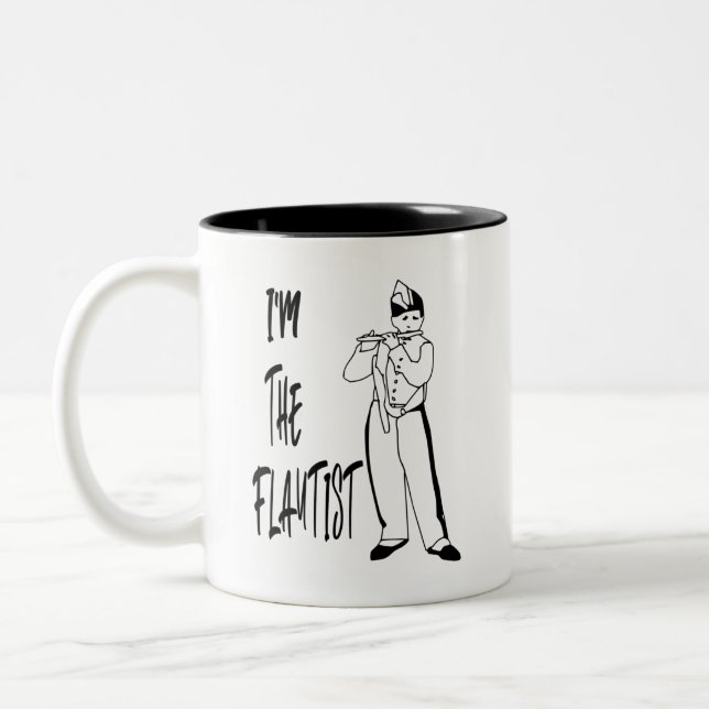 I'm the Flautist Coffee/Tea Mug (Left)