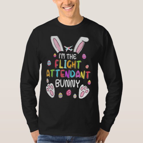 Im The Flight Attendant Bunny Cute Rabbit Easter  T_Shirt