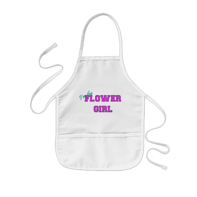 I'm The Flower Girl Kids' Apron (Front)