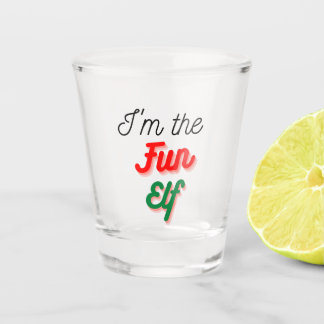I'm The Fun Elf | Funny Joke Christmas Shot Glass
