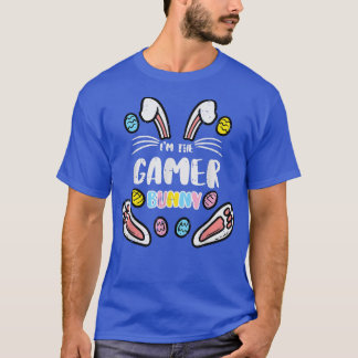 Im The Gamer Bunny Easter Matching Family Boys Men T-Shirt
