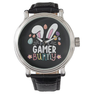 I'm The Gamer Bunny Gaming Easter Matching Watch