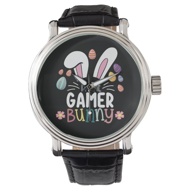 I'm The Gamer Bunny Gaming Easter Matching Watch (Front)